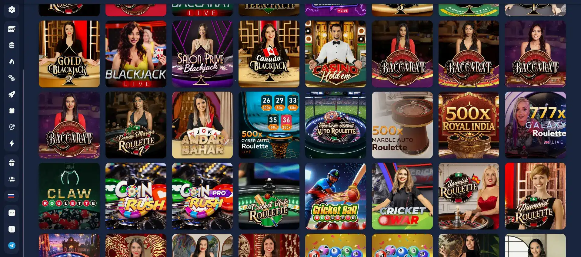 Spinbetter casino интерфейс и слоты